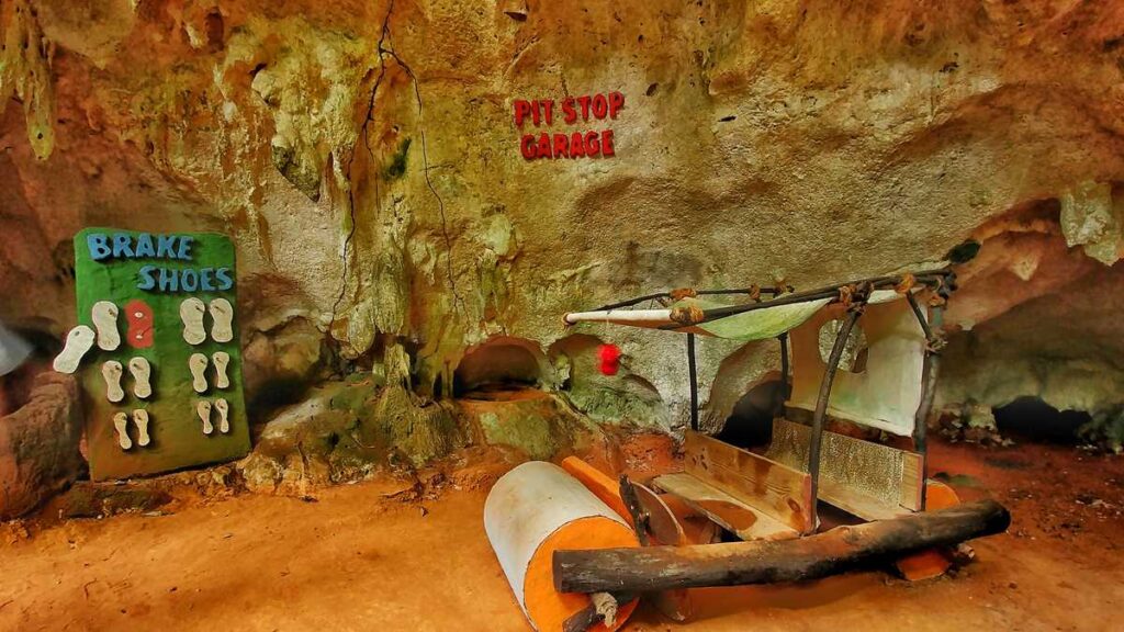 The cave of the Flintstones, visited during the Flintstones Buggy Adventure in Punta Cana