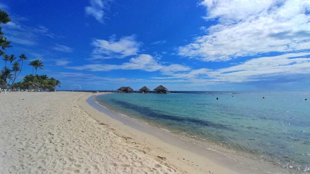 Beautiful Playa Hemingway in Juan Dolio, a beach close to Santo Domingo