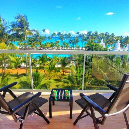 View from our balcony at RIU Palace Punta Cana all-inclusive resort