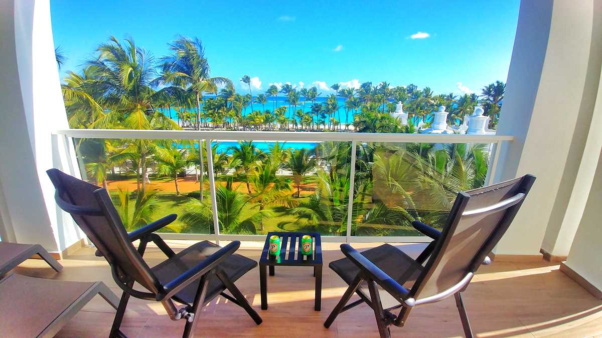 View from our balcony at RIU Palace Punta Cana all-inclusive resort
