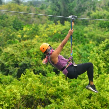 Ziplining Tour in Punta Cana at Bavaro Adventure Park