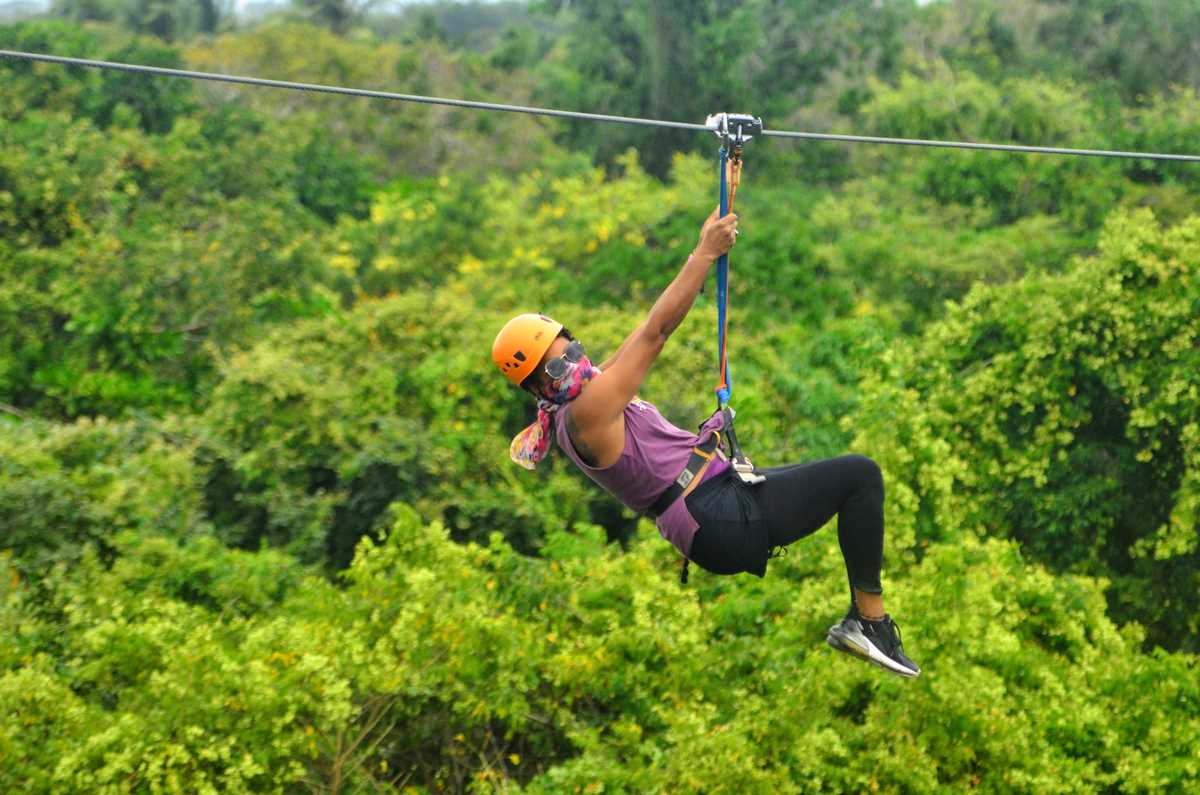 Ziplining Tour in Punta Cana at Bavaro Adventure Park