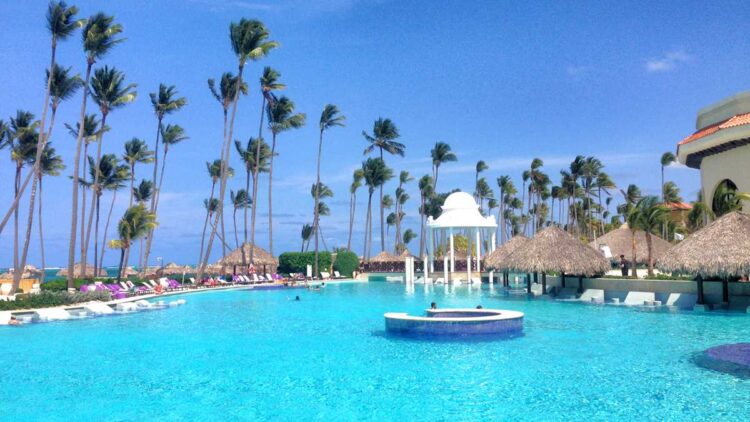 Pool of Paradisus Punta Cana in Punta Cana, Dominican Republic