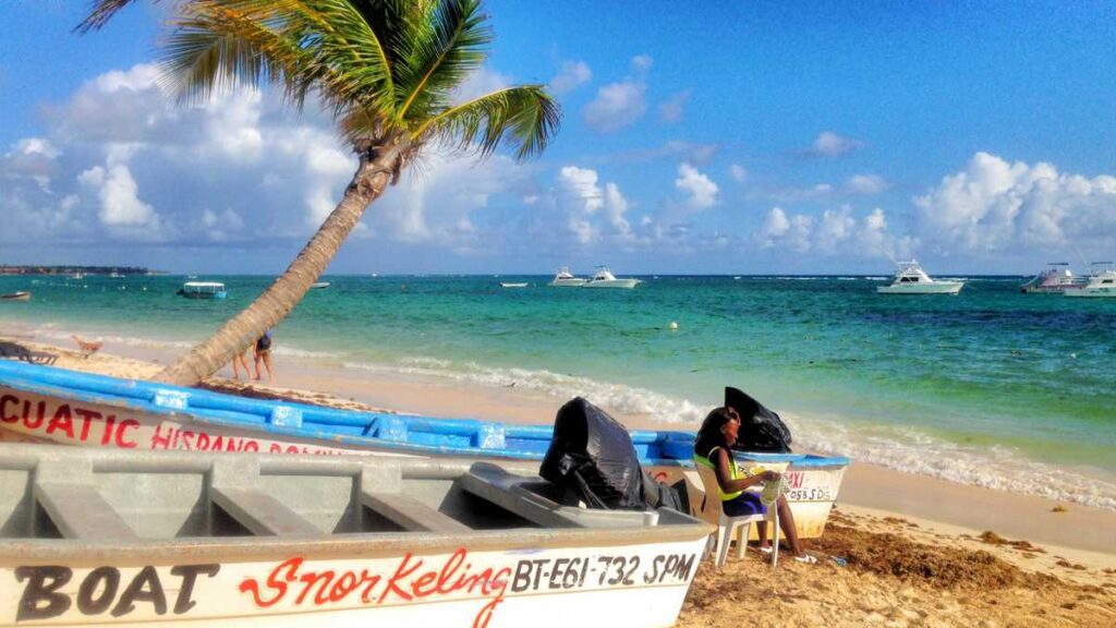 The beautiful Bavaro Beach in Punta Cana, Dominican Republic