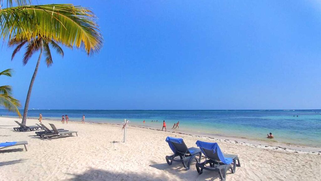 The gorgeous and beautiful beach section of Catalonia Bavaro Beach in Punta Cana