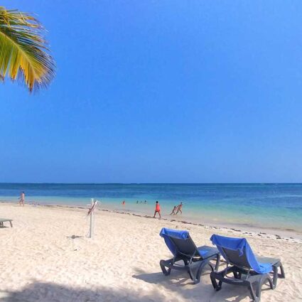 The gorgeous and beautiful beach section of Catalonia Bavaro Beach in Punta Cana