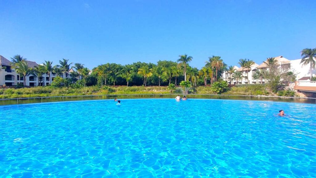 One of the many pools at Hard Rock Punta Cana