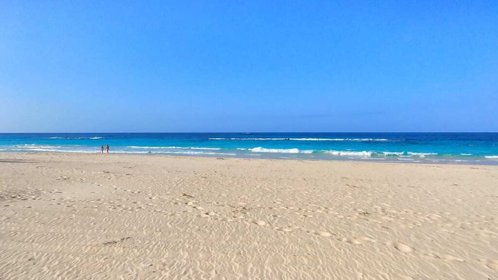 The beautiful beach at Hard Rock Punta Cana, one of the best in Punta Cana