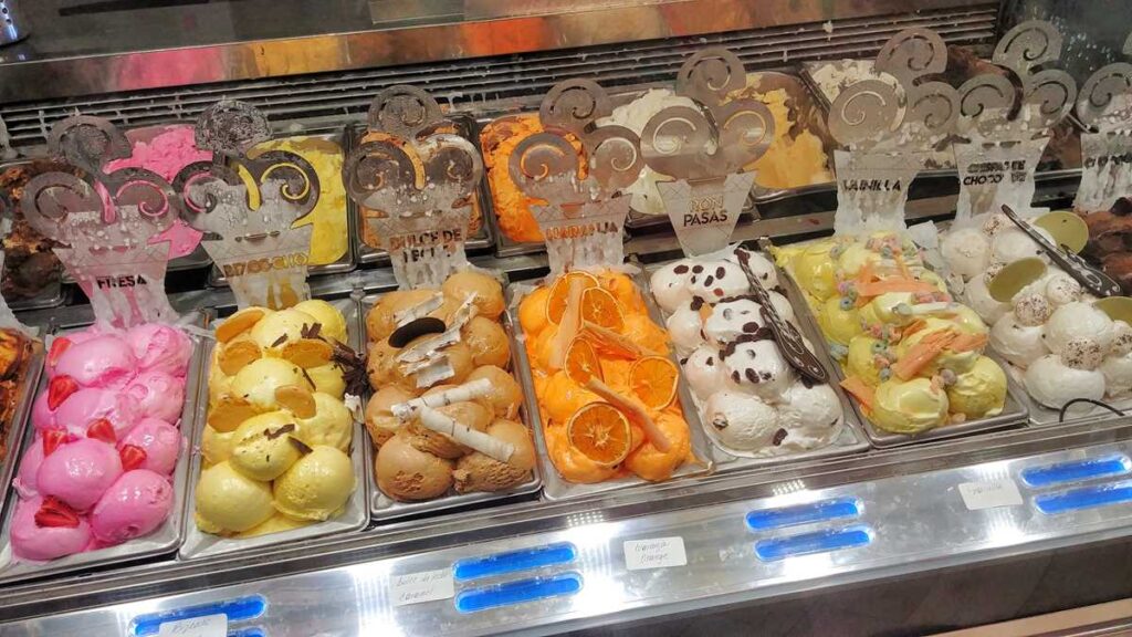 One of the biggest ice cream shops in Punta Cana is located at Hard Rock Hotel & Casino