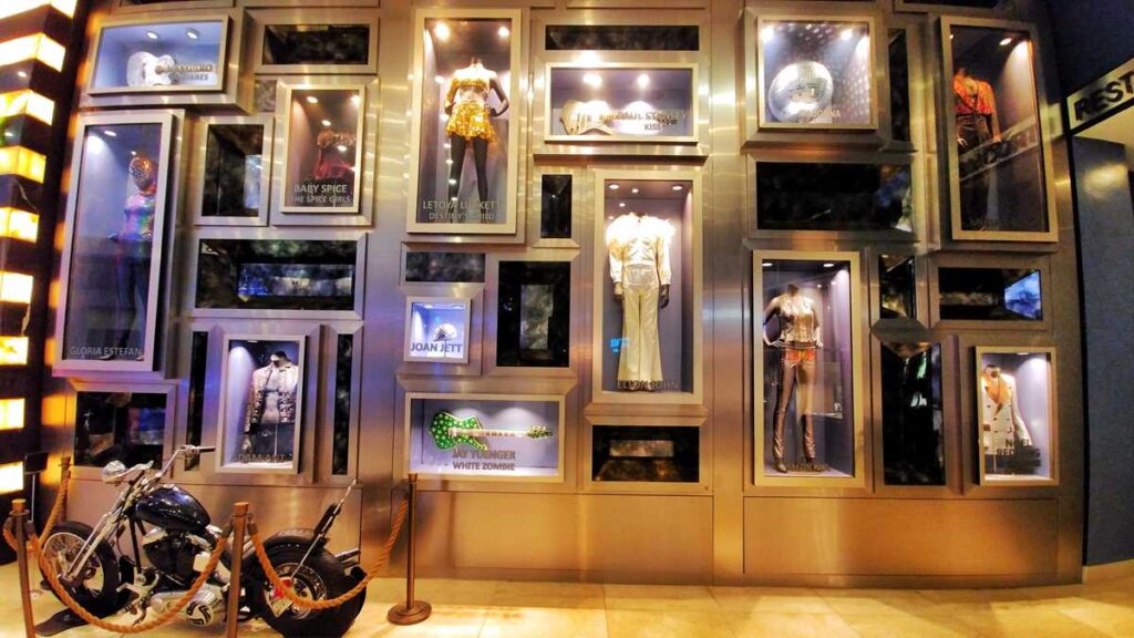 One of the main original music exhibits at Hard Rock Punta Cana