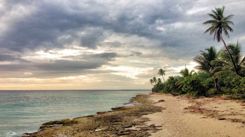 The coastline of Cotubanama National Park south of Bayahibe