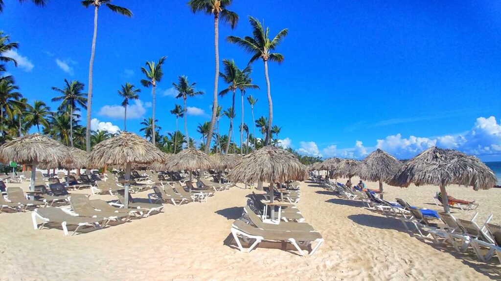 The Grand Bavaro Princess beach in Punta Cana