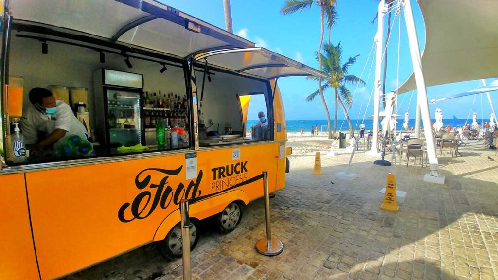 Punta Cana food trucks at Grand Bavaro Princess