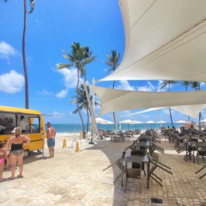 Food trucks in Punta Cana at Grand Bavaro Princess