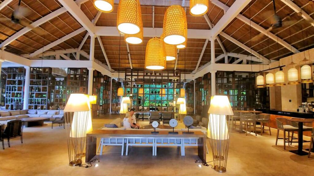 A wonderful lobby and lounge area in the platinum section of Grand Bavaro Princess