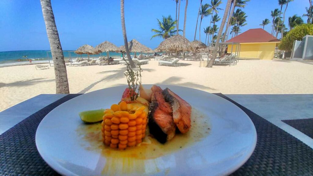 Beachfront restaurant at Grand Bavaro Princess Platinum Private Club