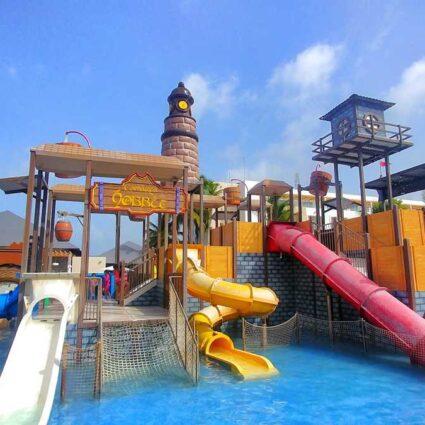 The water park at Princess Family Club Bavaro, perfect for families in Punta Cana