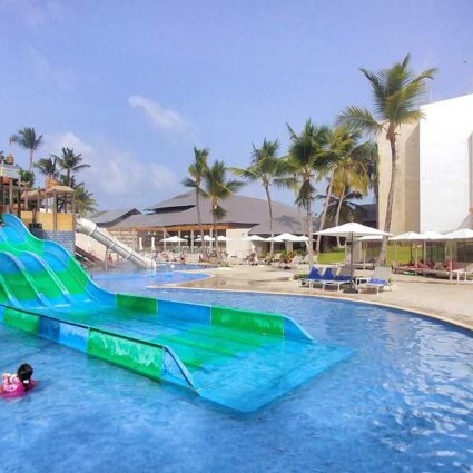 The water park at Princess Family Club Bavaro