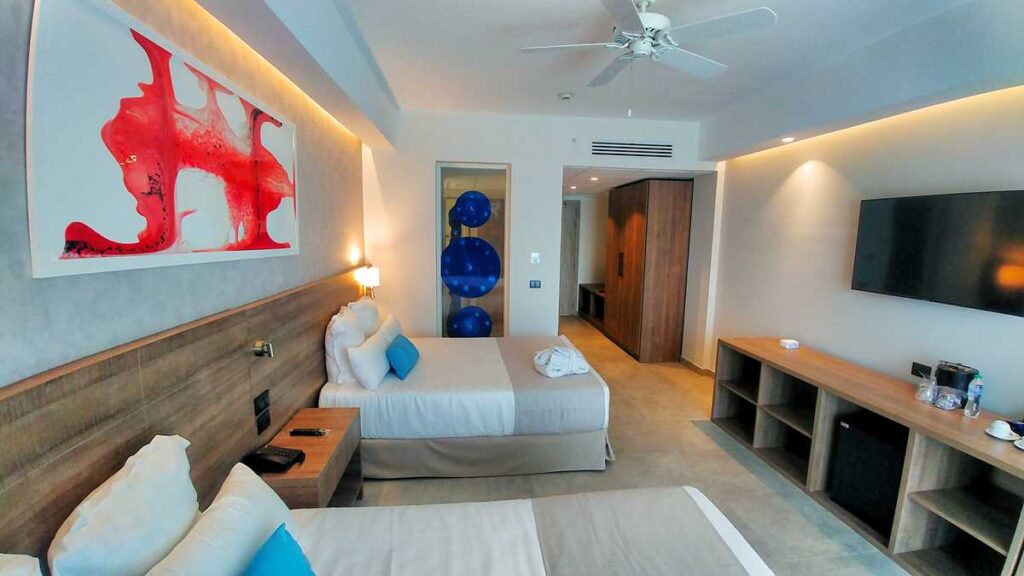 A regular double room at Serenade Punta Cana All-Inclusive Resort