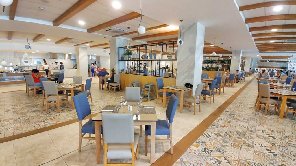 The buffet restaurant at Serenade Resort Punta Cana