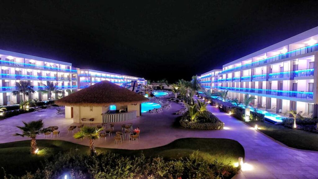 Serenade Punta Cana Resort at night
