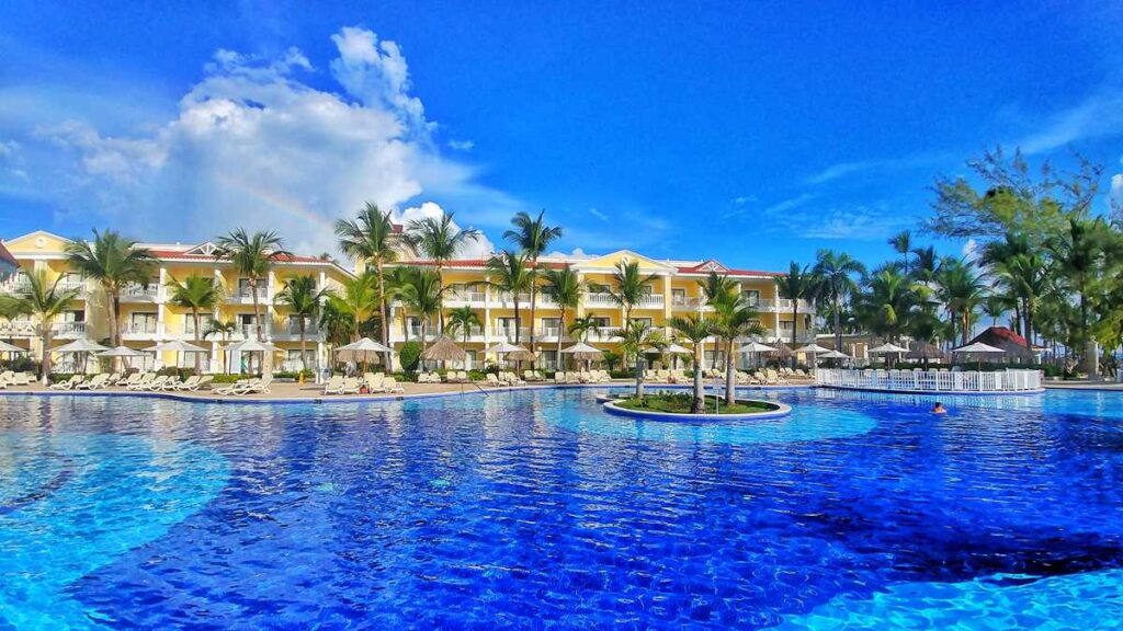 The pool at Bahia Principe Luxury Esmeralda, an all-inclusive resort in Punta Cana
