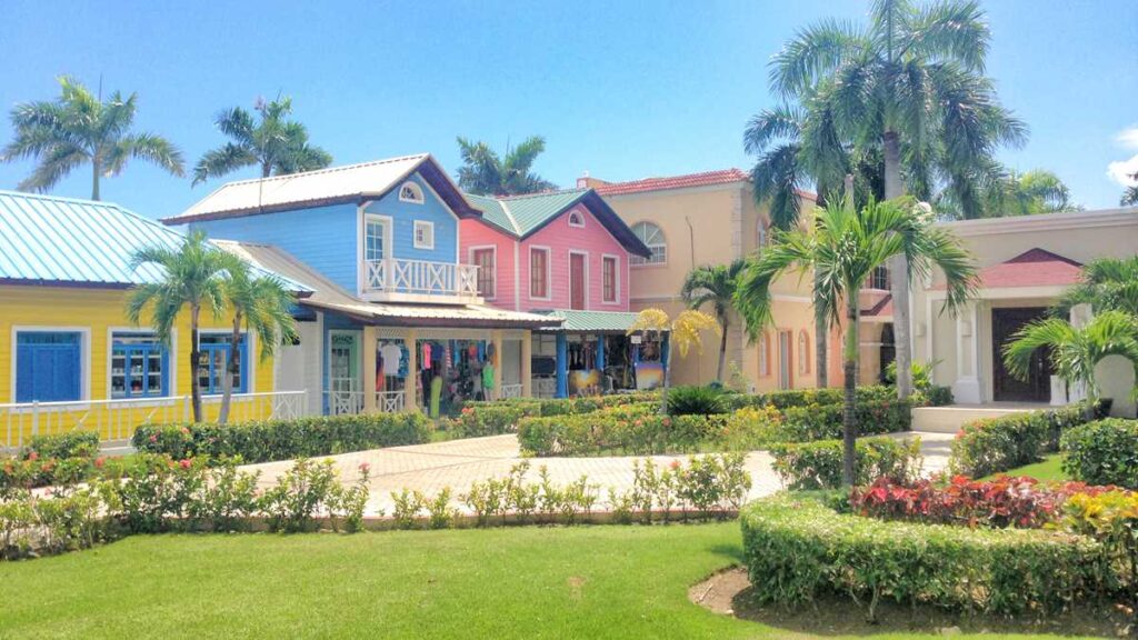 The centerpiece of Bahia Resort in Punta Cana, the Bahia Principe Village