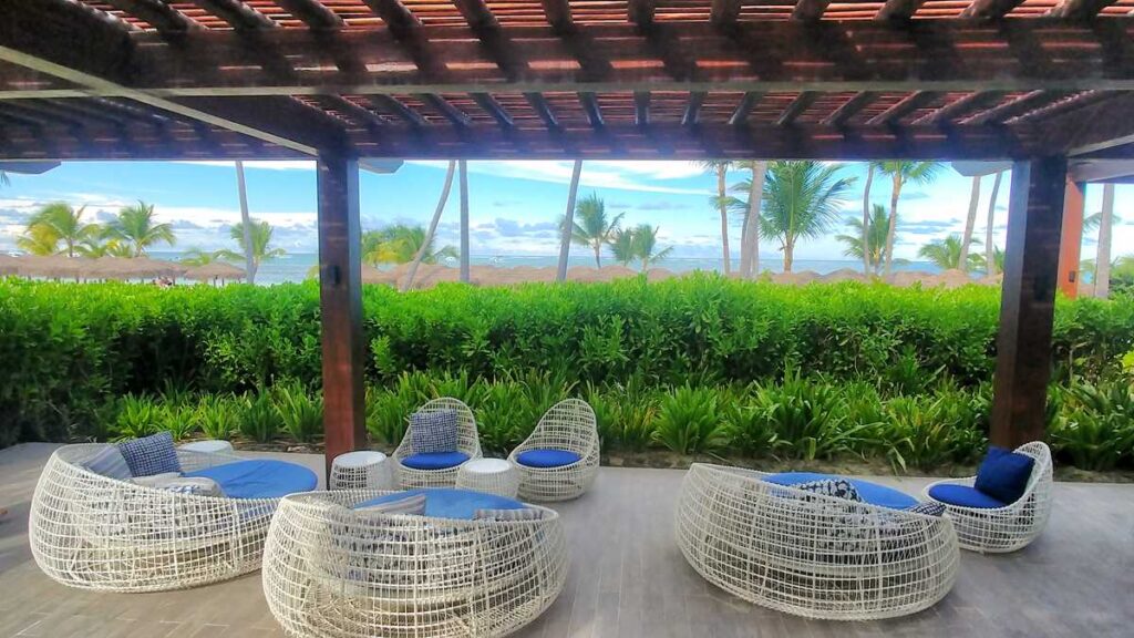 Goldfish Beach Club right at Bavaro Beach