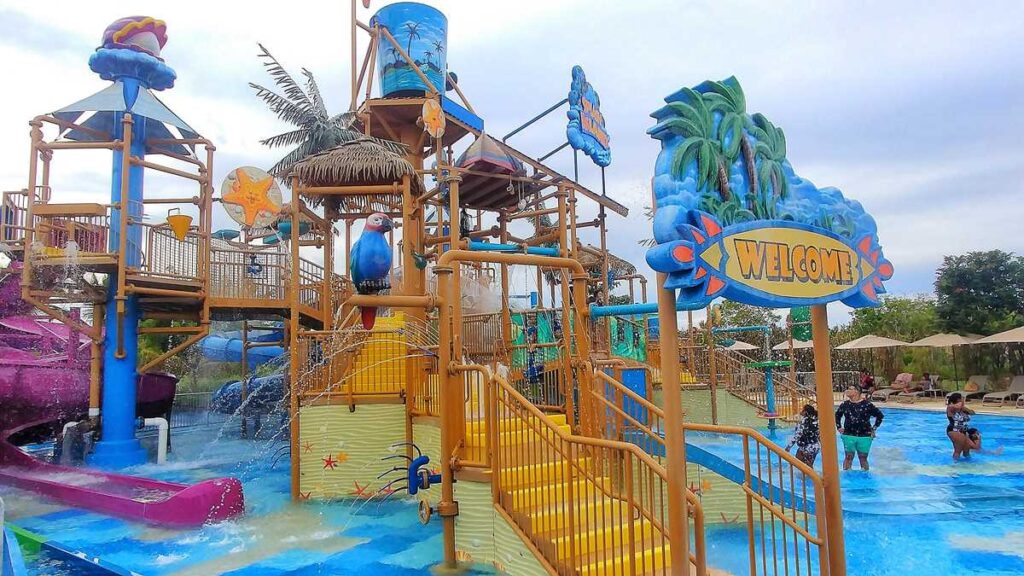 The Punta Cana water park at Lopesan Costa Bavaro, perfect for kids and younger teens