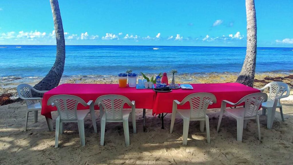 One of the few accommodations at Isla Saona in Mano Juan, Saona Beach House