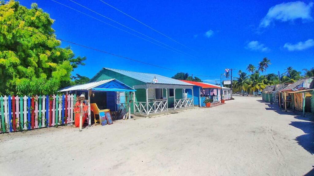 The beautiful and remote village of Mano Juan at Isla Saona in the Dominican Republic