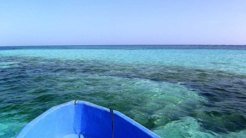 The beautiful snorkeling area of Cayo Arena in Punta Rucia