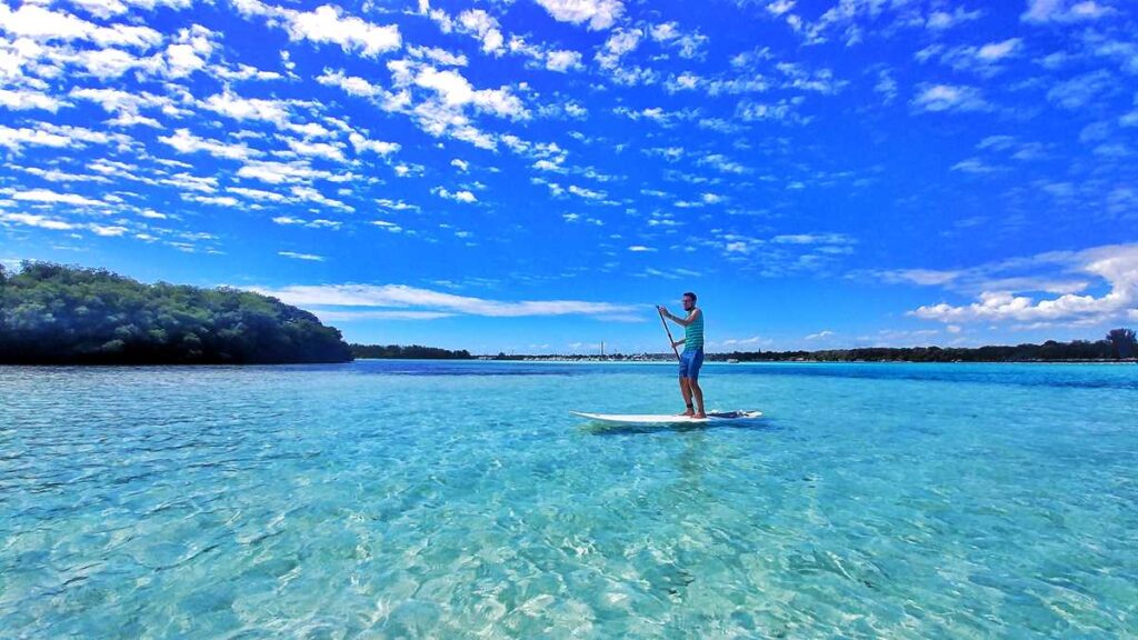 SUP in Boca Chica, Dominican Republic