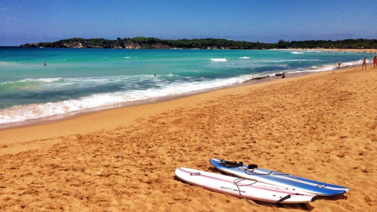 Surfing at Macao Beach in Punta Cana