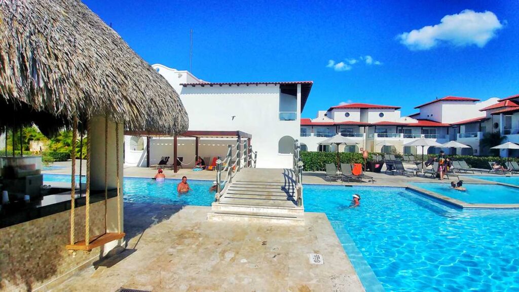 Pool area at Dreams Dominicus All Inclusive Resort