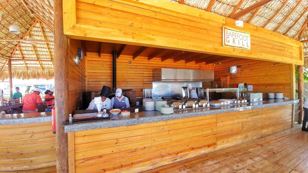 Beach snack restaurant at Dreams Dominicus in Bayahibe