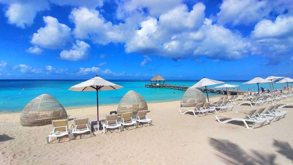 Preferred Club beach area at Dreams Dominicus La Romana Resort & Spa