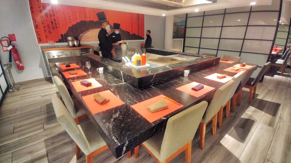 The Asian a-la-carte and Teppanyaki restaurant at this all-inclusive resort, Catalonia Punta Cana