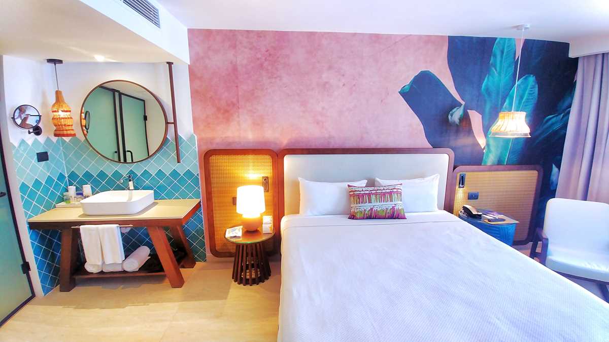 The modern family rooms at Tropical Deluxe Princess All Inclusive in Punta Cana