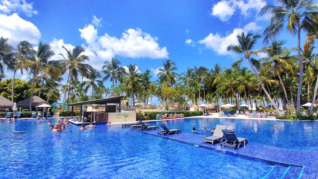 The pool area of Catalonia Bayahibe La Romana