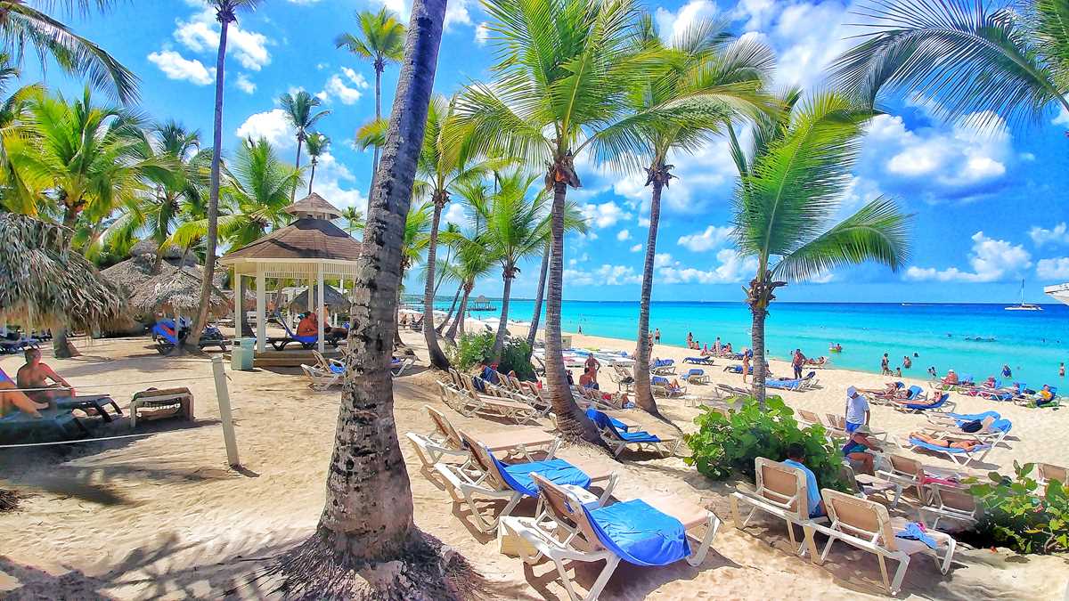 The beach at Catalonia Bayahibe, part of Playa Dominicus