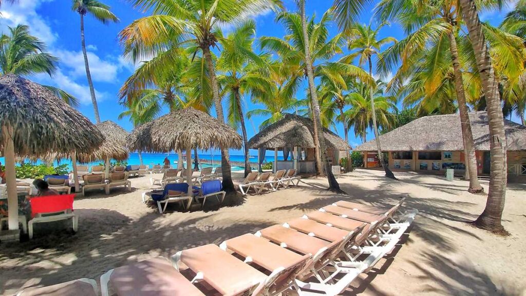 The beach at Catalonia Bayahibe, part of Playa Dominicus