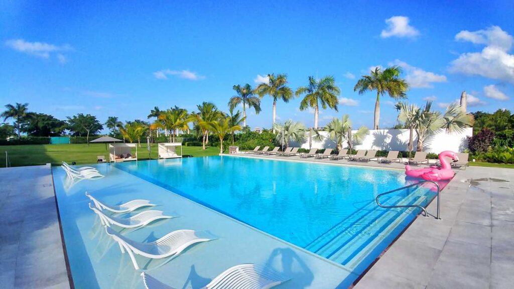 The pool at AC Punta Cana Hotel