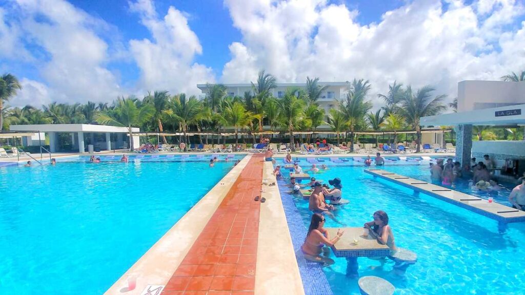 One of the many pools at Riu Republica Punta Cana