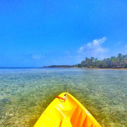 Kayaking in Punta Cana along the shores of Cabeza de Toro