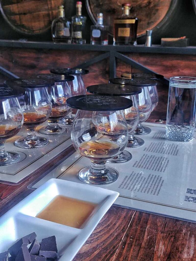 A professional rum tasting in Punta Cana at this exclusive culinary experience