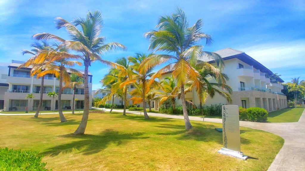 Accommodation buildings at Royalton Chic, an all-inclusive resort in Punta Cana