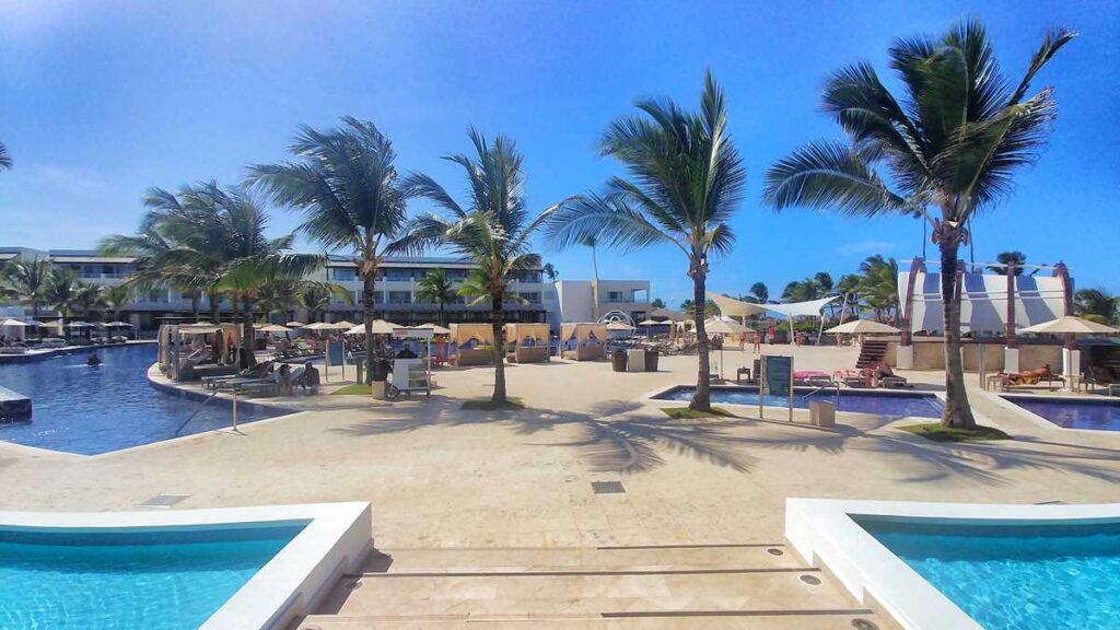 Pool area of Royalton Chic, a Punta Cana all-inclusive resort