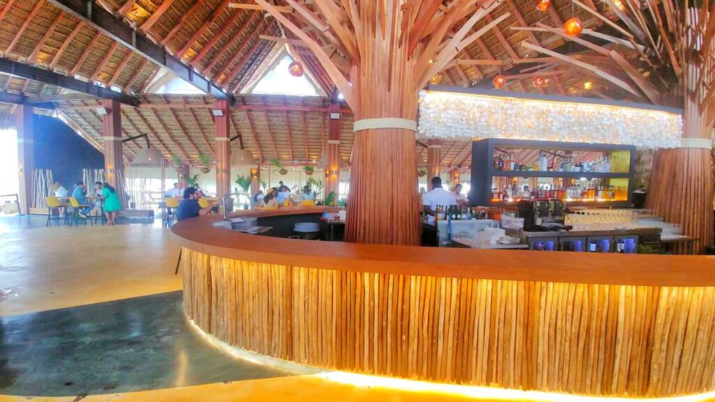The restaurant at the newly-designed Caribbean Lake Park