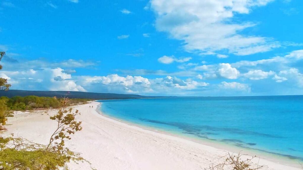 Playa Blanca in the Southwest of the Dominican Republic, a truly gorgeous beach